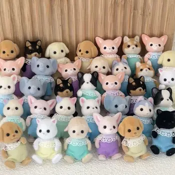 Spielzeug für Mädchen, Figuren, Anime-Kinderspielzeug für Mädchen, niedliche Küchen, Waldfamilie
