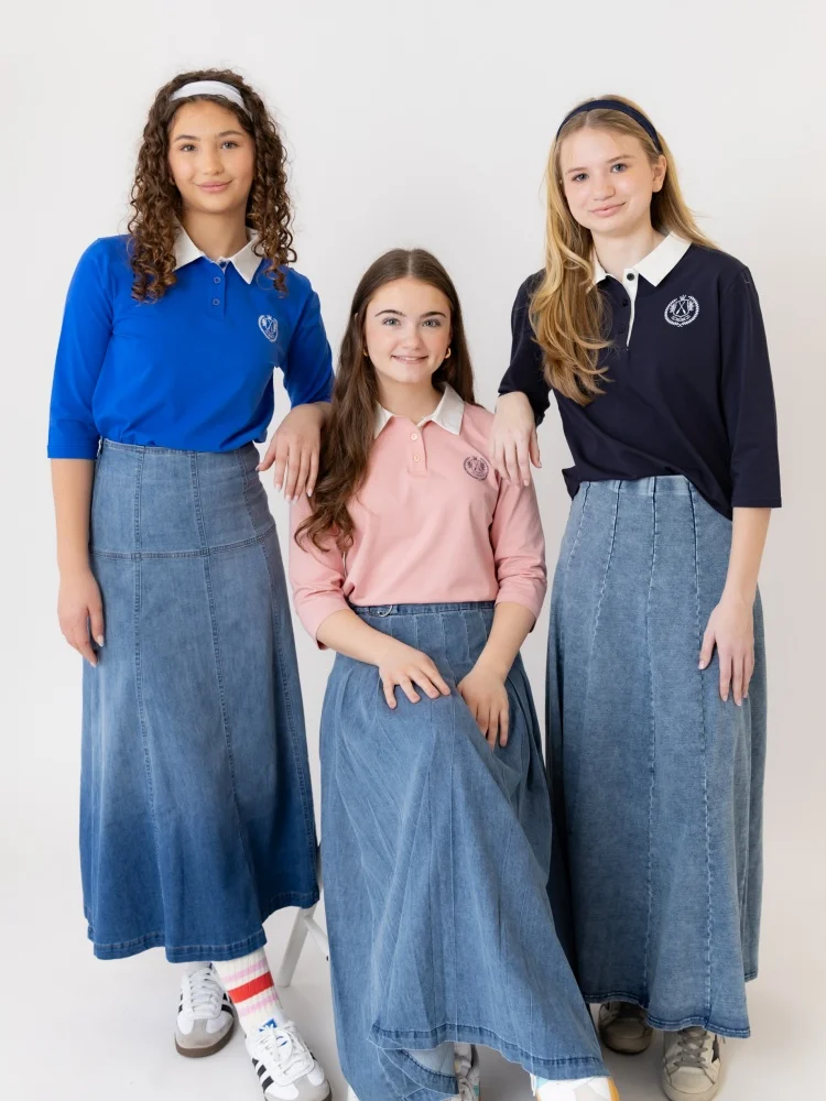AP SS26 Teenager Damen lockere Hemden mit Kontrastkragen – Bild 3