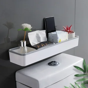 Wandbehang Toilette Badezimmer Aufbewahrungsschrank Rack Schlagfreies multifunktionales Artefakt über dem
