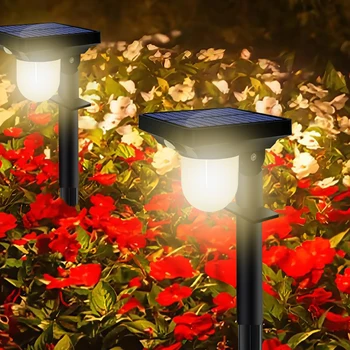 Solarleuchten für den Außenbereich, Garten, solarbetriebene Wandleuchte, wasserdicht, Bewegungsmelder