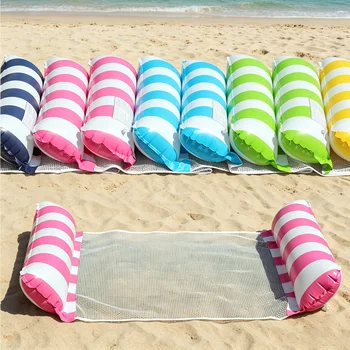 Pool-Hängematten-Schwimmer, 1 Packung 4-in-1 aufblasbare Wasser-Hängematten-Floaties