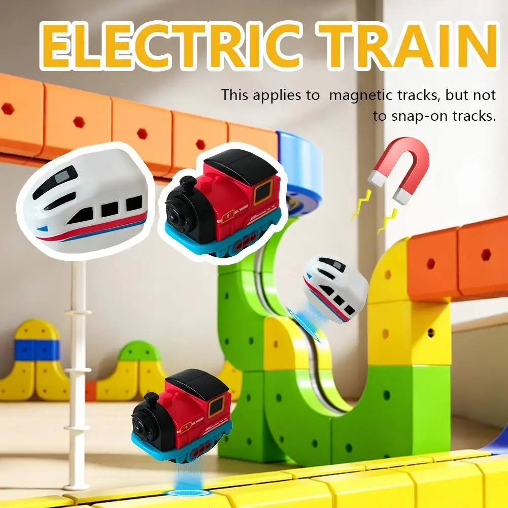 Magnetische Schiene Auto Cube Spielzeug DIY Bausteine