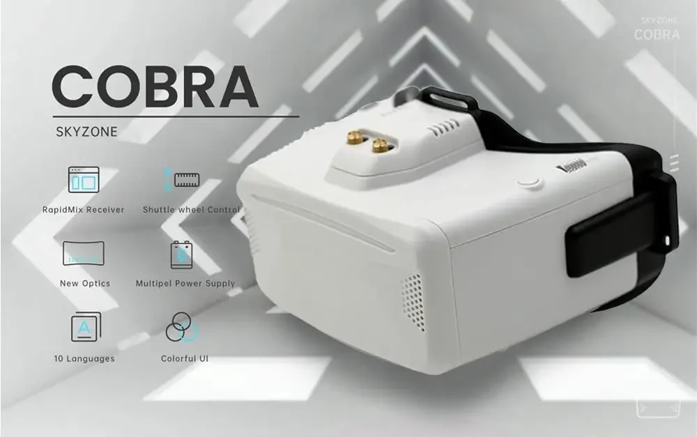 SKYZONE Cobra X V4 FPV-Brille 5,8 GHz 48CH FPV-Empfänger 1280 – Bild 4