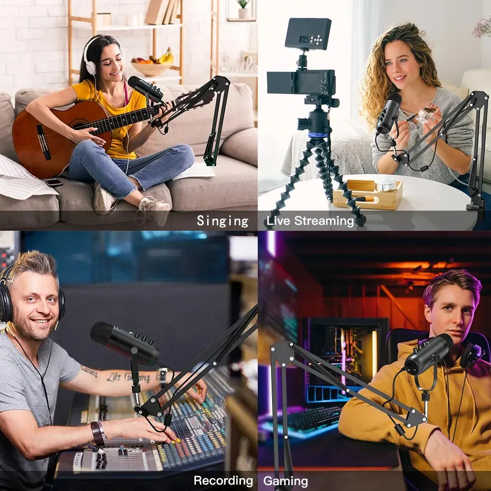 Haomuren Professionelles USB-Streaming-Podcast-PC-Mikrofon – Bild 3