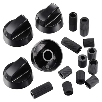 Bedienknöpfe mit Adaptern, vielseitige Bedienknöpfe, Set, Knöpfe und 12-teilige Adapter für Öfen und Öfen