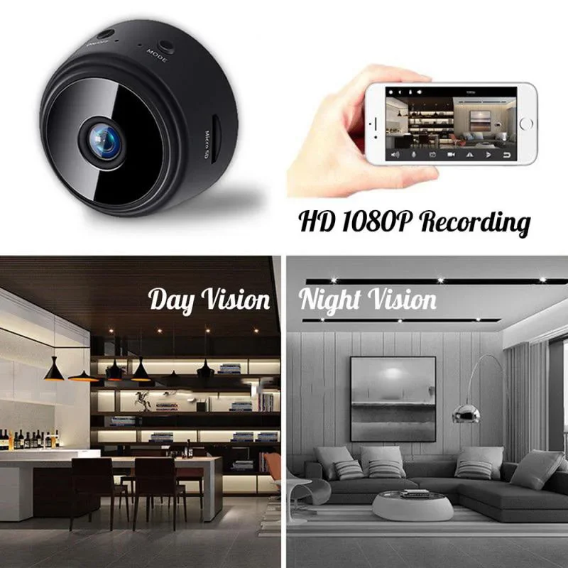 A9 Mini-Überwachungskameras mit WLAN 1080P HD Mini-Kamera – Bild 2