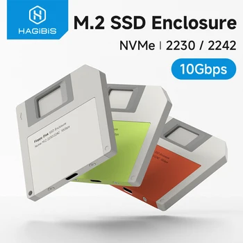 Hagibis 2230 M.2 NVMe SSD-Gehäuse USB 3.2 Gen 2 auf PCI-E M.2 SSD-Gehäuse 2242 Externe SSD-Diskette für iPhone