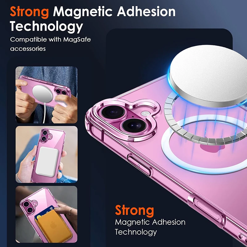 MagSafe-Hülle transparent für iPhone 11 bis 17 – Bild 3