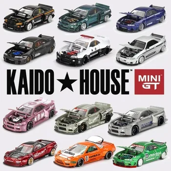 Kaido House + MINIGT 1/64 Nissan Skyline GT-R (R34)(R33) Honda NSX Racing Kaido Works V3 V2 KHMG Autos