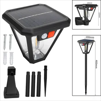 Solar-Bewegungsmelder-Licht für den Außenbereich, LED, wasserdicht, für Rasen, Straße, Garten, Villa, Veranda