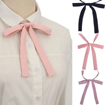 Schleifenkrawatte für Damen, japanischer JK-Stil, Mädchen-Schuluniform, Schleifenkrawatte für Mädchen