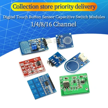 1/4/8/16 Kanal ttp223 ttp224 ttp226 ttp229 jog digitaler Touch-Button-Sensor kapazitive Schalter module