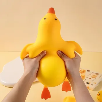 Squishy Antistress Enten-Fidget-Spielzeug, niedliche Gänse-Tier-Stressabbau-Spielzeuge für Kinder