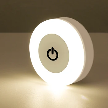 Energiesparende Led Touch Sensor Nacht Lichter USB Aufladbare Magnetische Wand Licht Zimmer Gang Schlafzimmer