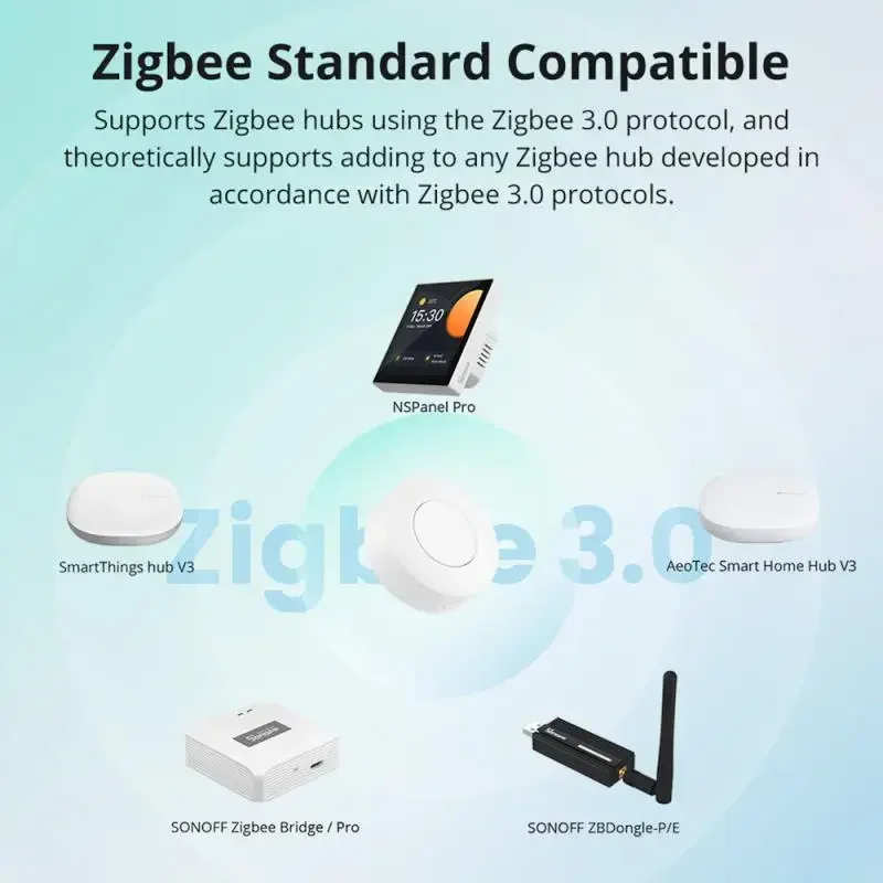SONOFF SNZB-01P Zigbee Drahtlose Schalter Taste Smart Szene – Bild 3