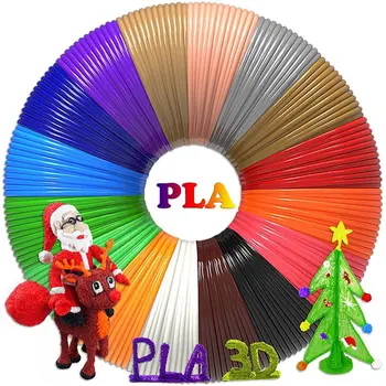 PLA 3D-Druckstift-Filament, 10/12 Farben, Durchmesser 1,75 mm, 18 m, 36 m, 50 m, Zeichnung, geschmacksneutral