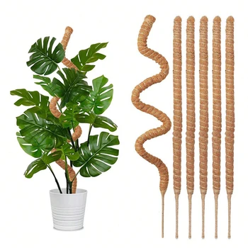 Moosstange für Pflanzen, Monstera-Pflanzenstützen für Kletterpflanzen, Gartenrankhilfe, Pflanzenstab