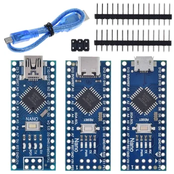 TZT Nano 3.0 Mit dem Bootloader-kompatiblen Nano-Controller für Arduino CH340 USB-Treiber 16 MHz ATMEGA328P