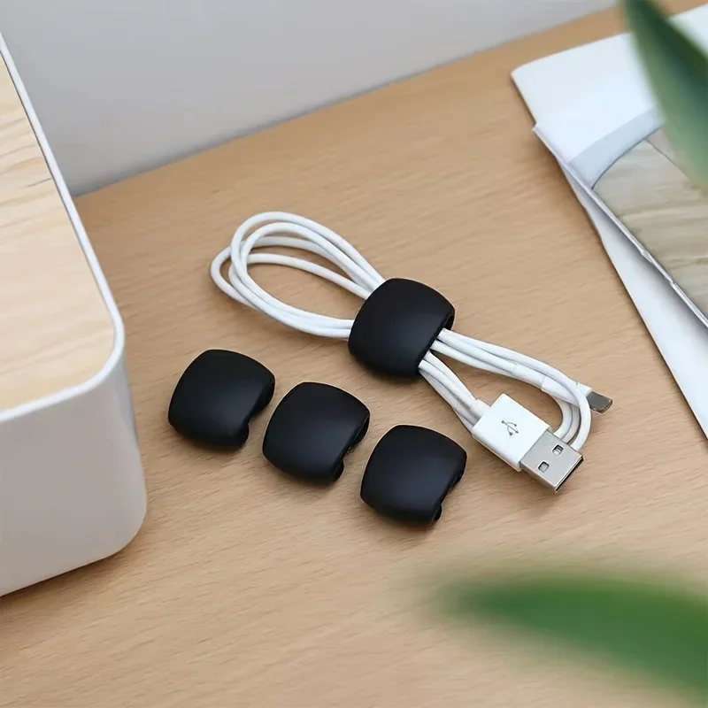10 Stück Multifunktions-Kabel-Organizer-Clips zum Aufladen – Bild 4