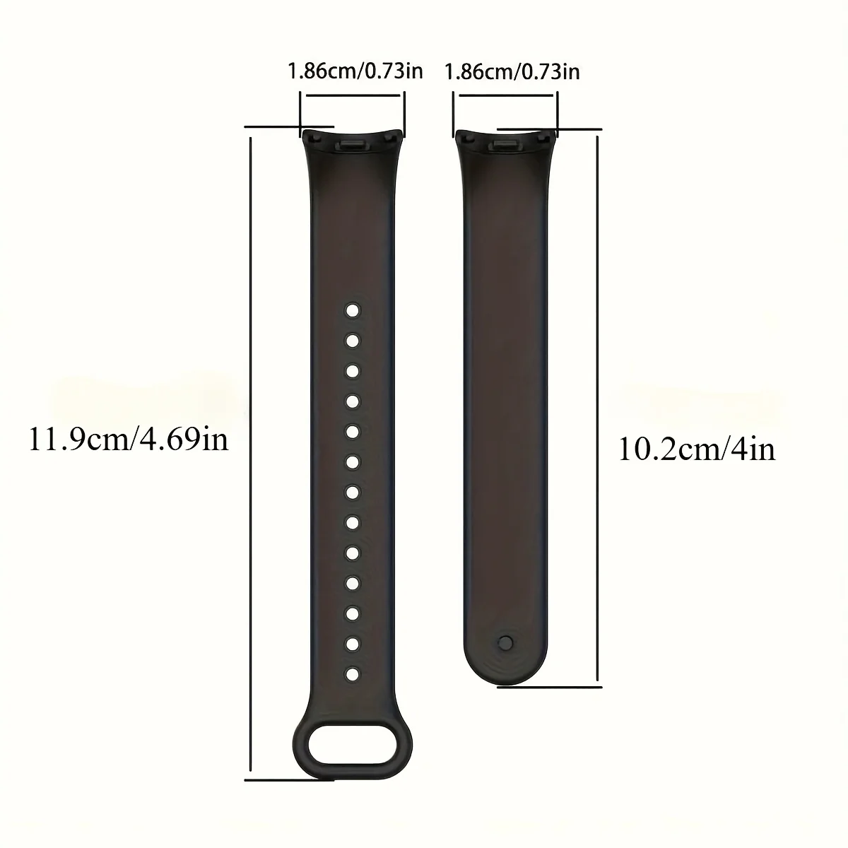 3 Stück/Packung Armband für Xiaomi Band 8 9 10 Silikonarmband – Bild 3