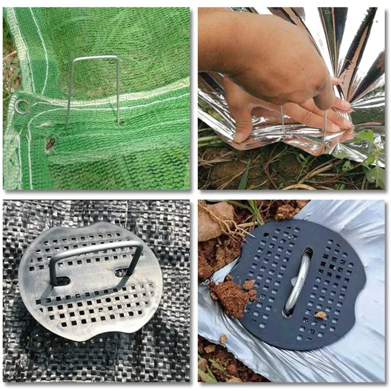 U-förmige Gartenheringe mit Polstern, Metallzaunrohre – Bild 6