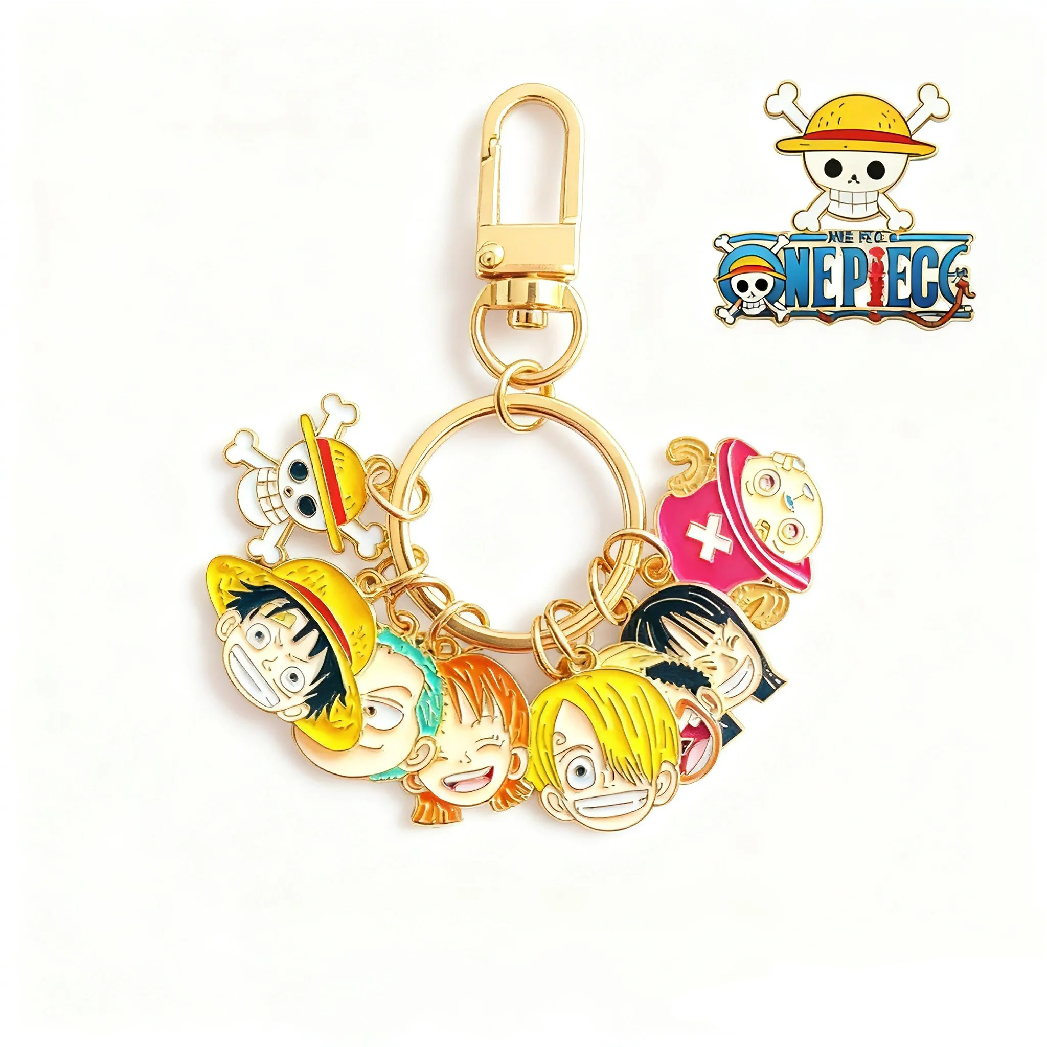 ONE PIECE Schlüsselanhänger Monkey D. Ruffy Nami Anime – Bild 6