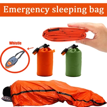 Tragbare Wasserdichte Notfall Überleben Schlafsack Outdoor Edc Camping Ausrüstung Thermische Sack Erste Hilfe