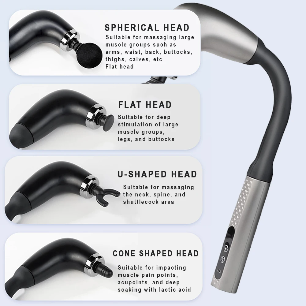 2023 neue Smart Fascia Gun Elektrische Massage Massage Hammer – Bild 2