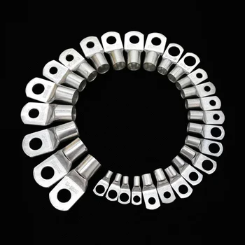 SC Typ Draht Nase Terminal SC6 SC10 SC16 SC25 SC35 Blank Kupfer Batterie Block Lugs Loch ID6/8/10/12mm Crimp