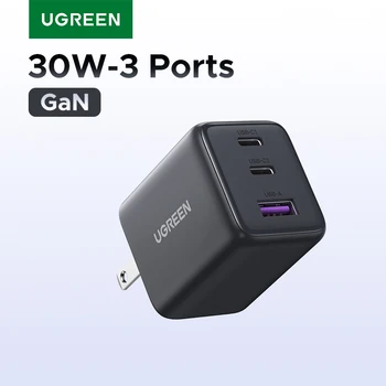 Mini GaN USB-C Ladegerät 20 W / 30 W, PD 3.0, US-Stecker