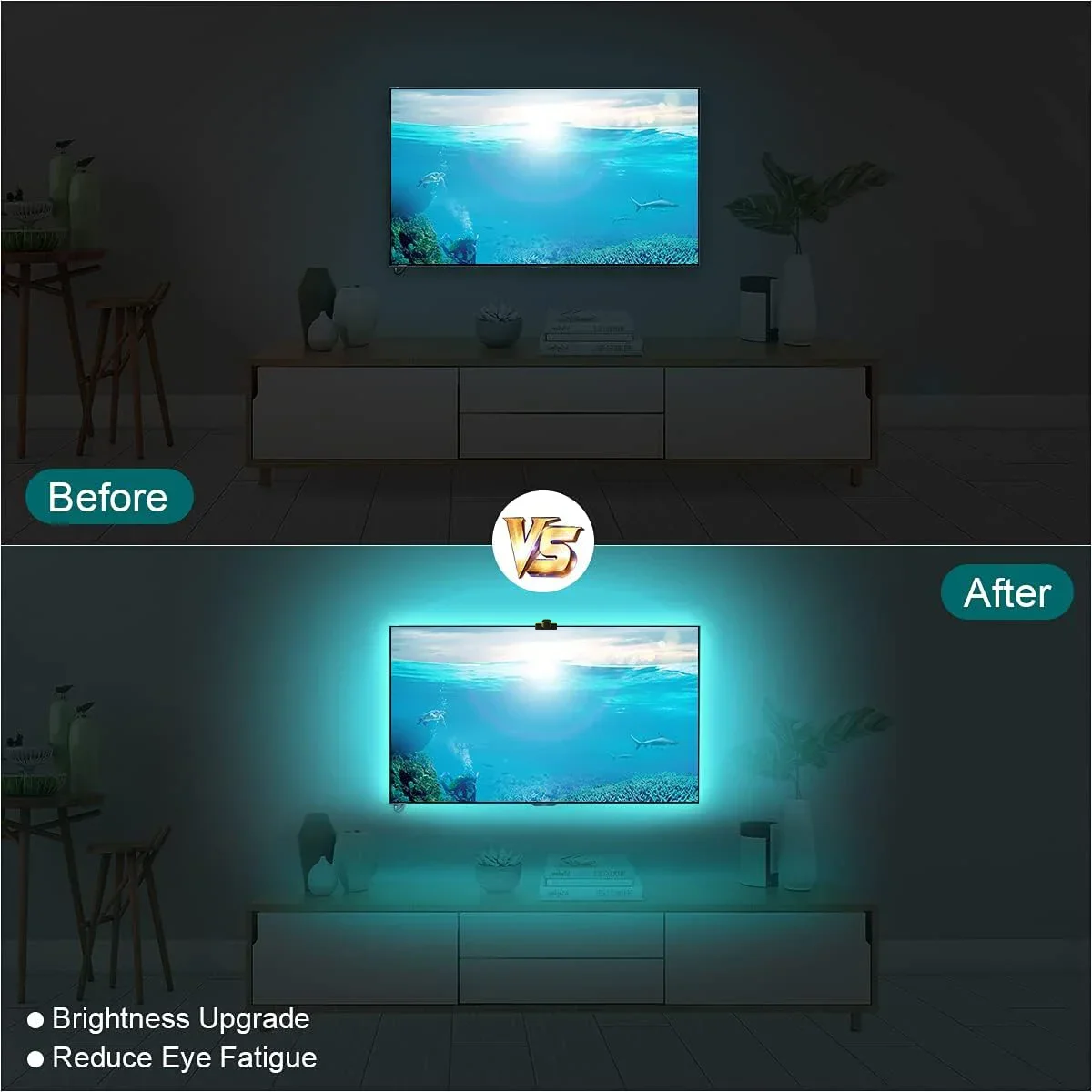 Smart-TV-LED-Hintergrundbeleuchtung mit Kamera für – Bild 4