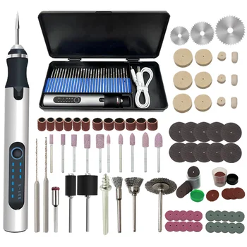 4,2 V 5000-10000-18000r Elektrische Mini Grinder Gravur Stift Drahtlose Grinder Cordless Micro Dreh Werkzeuge