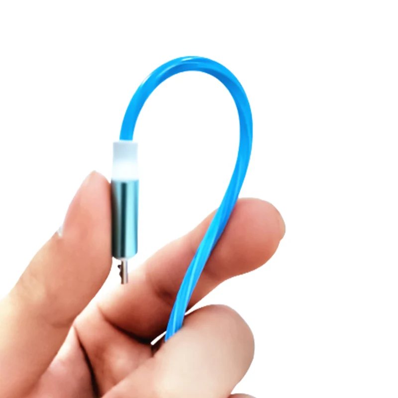 Leuchtendes LED Ladekabel mit Micro-USB, USB-C oder Lightning – Bild 6