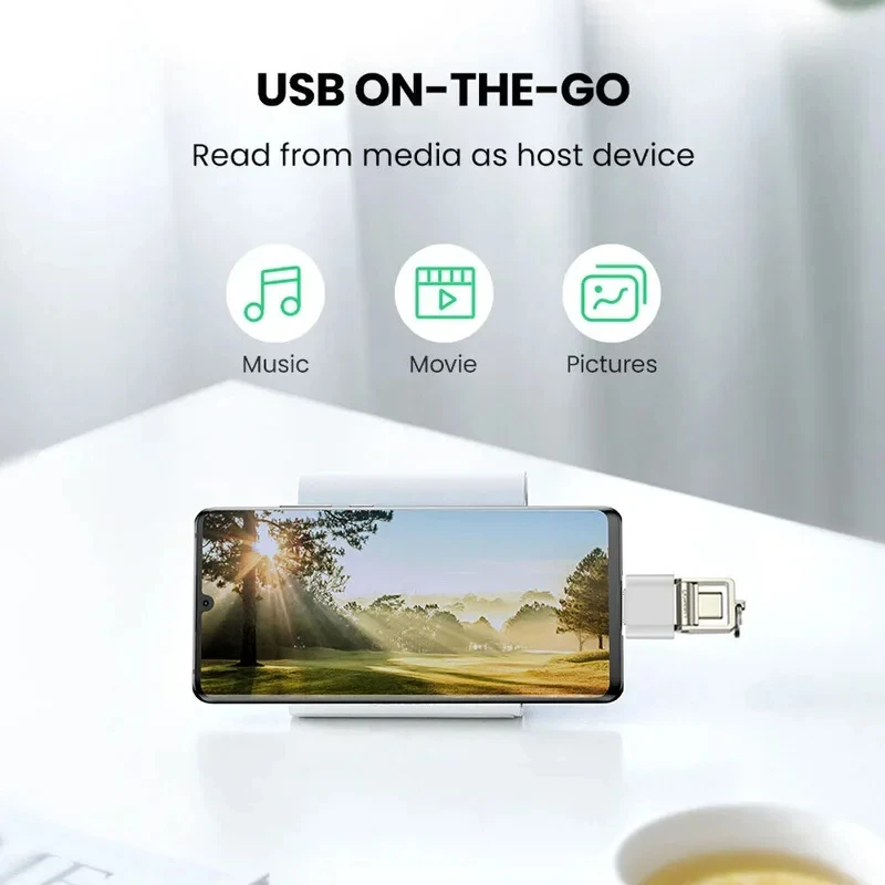 Typ C auf USB A Adapter 3.0 USB-C OTG Datenanschluss für – Bild 4