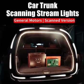 LED-Kofferraumbeleuchtung, dynamisch fließend, flexibler Lichtstreifen, Ein/Aus, Scannen, Atmosphärenlampe