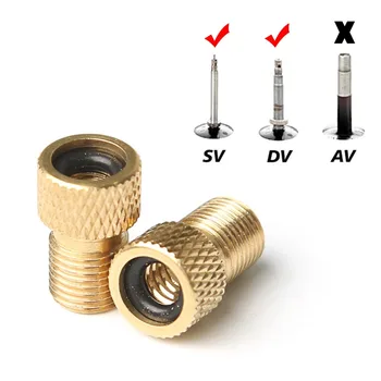 Fahrrad Presta Zu Schrader Adapter Fahrrad Reifen Ventil Adapter Kupfer Goldene Fahrrad Pumpe Reifen Ventil