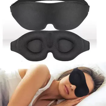Augenmaske zum Schlafen 3D Nachtschlafmaske Superweich Lichtblockierend für Frauen Männer Familie für Reisen