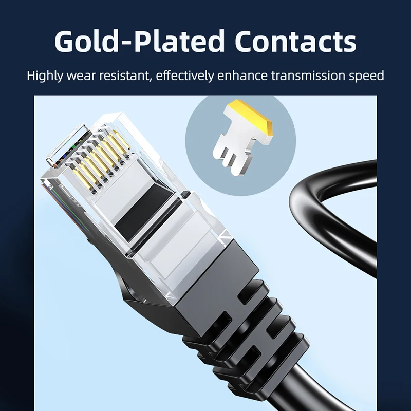 Flaches Cat 6 Netzwerkkabel RJ45, 50 m, für innen und aussen – Bild 4