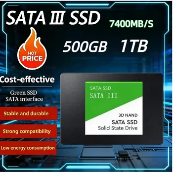 [Marke+] SATA 3.0 2,5 Zoll Interne SSD 500GB 1TB 2TB Solid-State-Festplatte SSD-Festplatte für Laptop