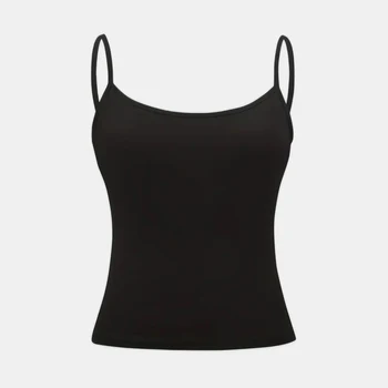 Damen-Tanktop mit Trägern, schmales Oberteil für den Sommer, modisch, vielseitig, lässig, atmungsaktiv