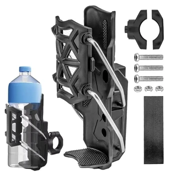 Einstellbare Motorrad Fahrrad Tasse Halter Lenker Wasser Flasche Fahrrad Halterung Für 32-77mm Für Harley