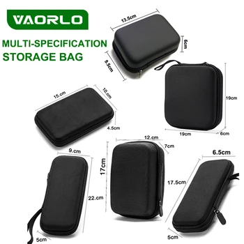 Kopfhörer-Datenaufbewahrungstasche, oval, quadratisch, rechteckig, Kabel-Organizer, Taschen