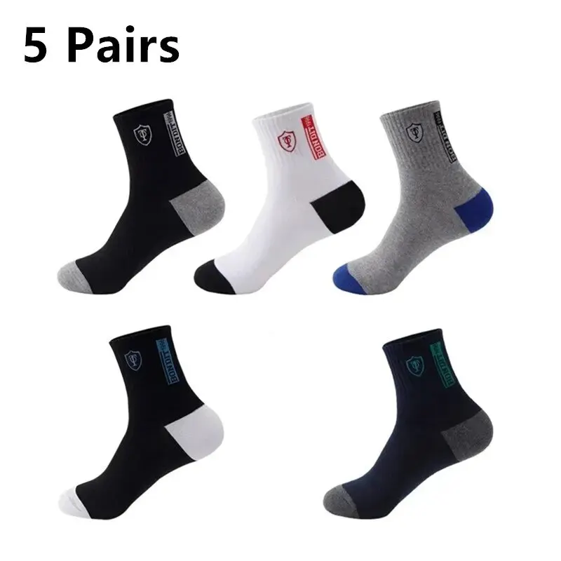 5 Paar Herren-Sportsocken für Frühling und Herbst, Sommer – Bild 5