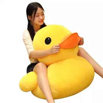 Große gelbe Ente, Mini-Plüschpuppen, Spielzeug, niedliches weiches Cartoon-Stofftier, Spielzeug