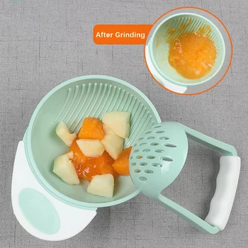 Baby Ergänzungsnahrung Mahlschüssel Baby Manuelle Mühle Kinder Obst Kochen Ergänzungsnahrung Werkzeugset