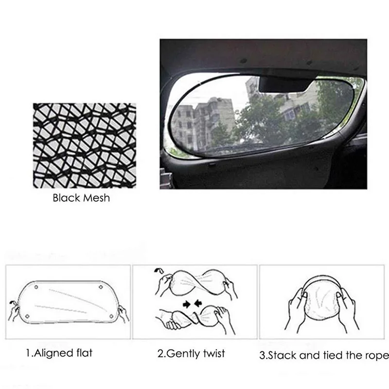 Auto Hinten Sonnenschutz Fahrzeug Schild Visier Schutz Zurück – Bild 6
