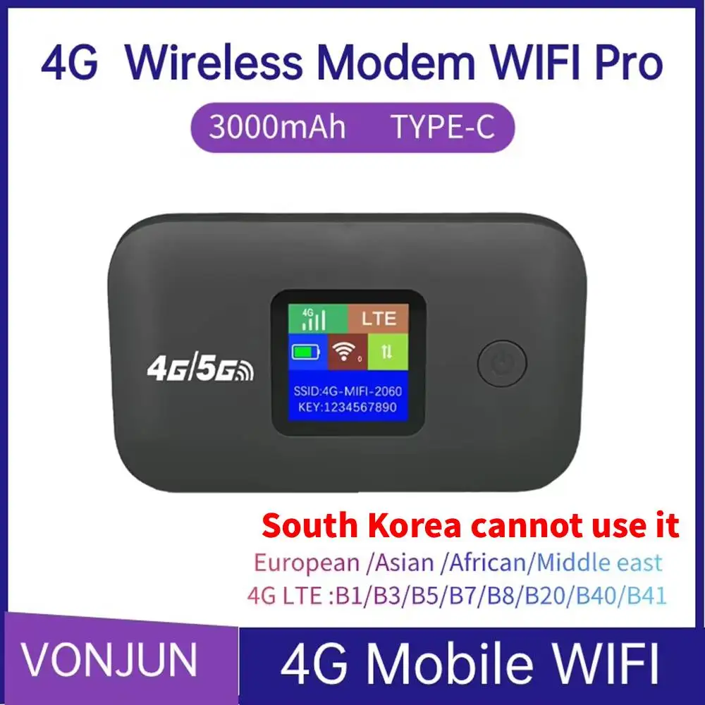 4G Mobiler WLAN-Router 150 Mbit/s 4G LTE Wireless Router