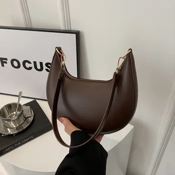 Modische High-end-Mond-förmigen Baseball Tasche Zeigt Luxus frauen Einzelnen Schulter Tasche Elegante dame