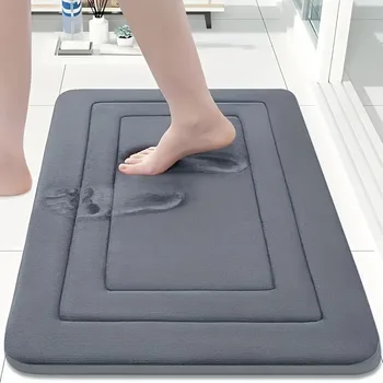 Saugfähige, rutschfeste Badematte | Bequeme Stehunterlage für Wohnzimmer, Schlafzimmer