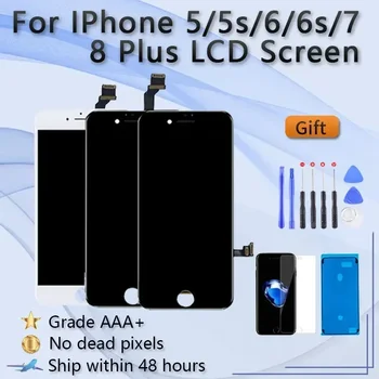 Iphone 6G LCD bildschirm montage, AAA + grade, für iphone 5S 5G 6G 6S Für iphone 7G 7Plus 8G 8Plus LCD